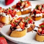 Strawberry Balsamic Bruschetta Recipe