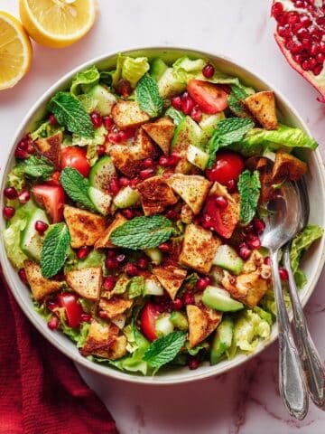 Easy Fattoush Salad Recipe