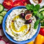 Homemade Labneh with Olive Oil and Za’atar Recipe
