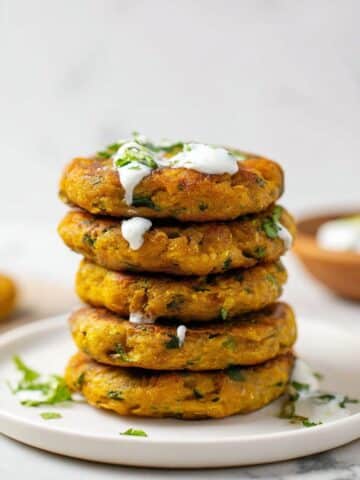 35-Minute Pan-Fried Curry Vegan Pumpkin Fritters Recipe