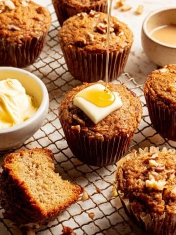 Whole Grain Banana Bran Muffins Recipe