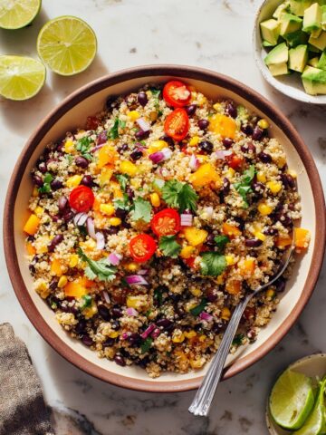 Simple Quinoa Black Bean Salad Recipe