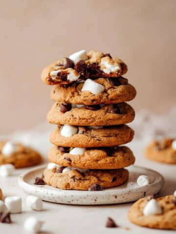 1-Bowl Vegan S'mores Cookies Recipe