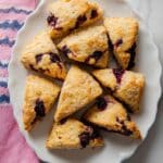 Blueberry Lemon Whole Wheat Scones Recipe