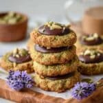 Pumpkin Seed Cookies with Chocolate Drizzle Recipe