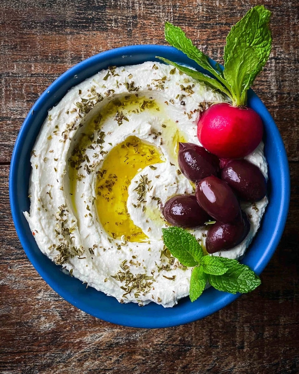Homemade Labneh with Olive Oil and Za’atar | Flavorful & Easy