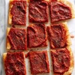 Tomato Pan Pizza, Rhode Island Style Recipe
