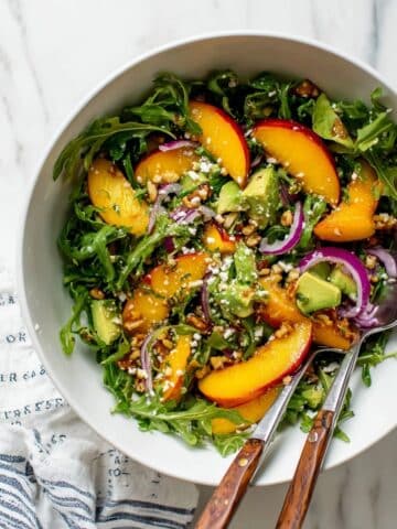 Erin's Peach & Avocado Green Salad Recipe