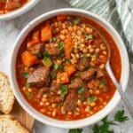 Beef Barley Soup Recipe