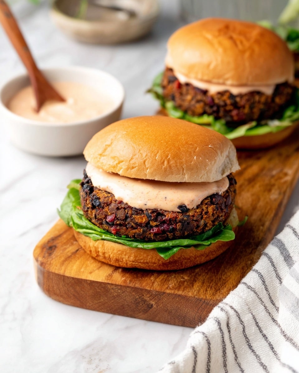 Spicy Black Bean Burgers with Chipotle Mayonnaise - Flavorful & Quick