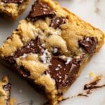 Salted Brown Butter Chocolate Chip Cookie Bars Recipe