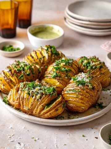 Hasselback Potatoes with Garlic Butter and Sage Recipe