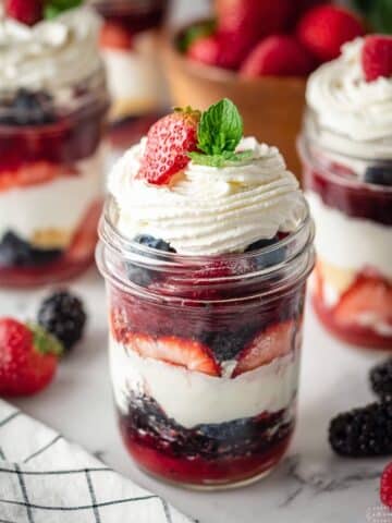 Berry Shortcake in a Jar Recipe
