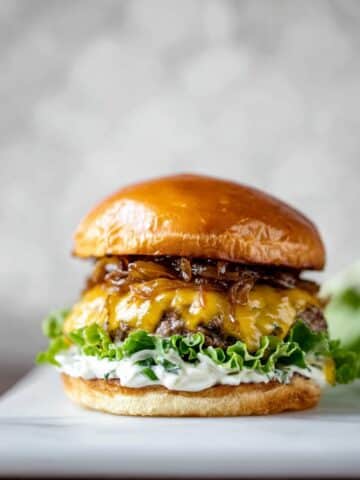 Caramelized Onion Smash Burgers Recipe