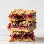 Cranberry Sauce Oat Bars Recipe