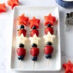 Patriotic 4th of July Fruit Skewers Recipe