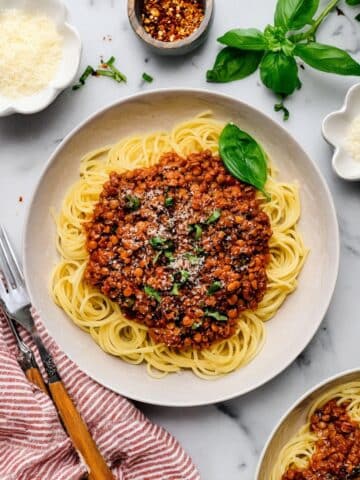 Easy Lentil Bolognese Recipe