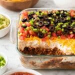 Taco Dip with Ground Beef Recipe