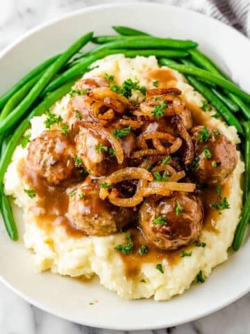 Slow Cooker French Onion Meatballs Recipe