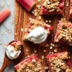Strawberry Rhubarb Crumble Bars (GF) Recipe
