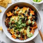 Sweet Potato Turkey Black Bean Bake Recipe
