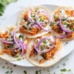 Cast-Iron Buffalo Chicken Tacos Recipe