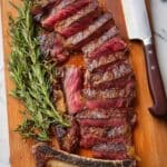 Perfectly Grilled Ribeye Steak with Herb Butter Recipe