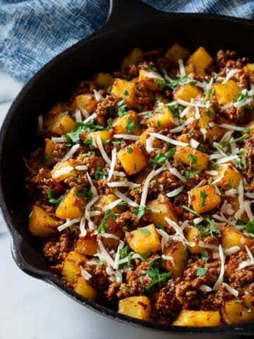 Italian Ground Beef and Potatoes Recipe