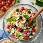 Orzo Salad with Feta, Chickpeas, and Fresh Herbs Recipe
