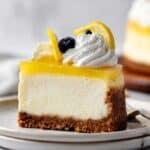 Lemon Cheesecake with Lemon Curd and Fresh Berries Recipe