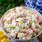 Creamy Crab Salad with Dill and Lemon Recipe