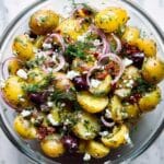 Greek Potato Salad with Kalamata Olives, Sun-Dried Tomatoes, and Feta Recipe