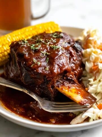 Slow Cooker Beef Ribs with Barbecue Sauce Recipe