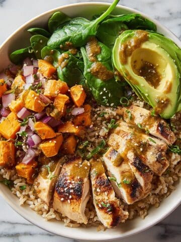 Peanut Chicken Protein Bowls Recipe