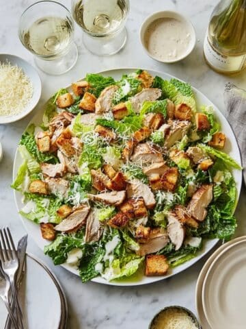 Best Chicken Caesar Salad with Homemade Croutons Recipe