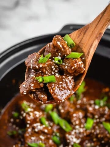 Slow Cooker Honey Garlic Steak Bites Recipe