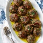 Greek Meatballs (Keftedes) with Herb Butter Recipe