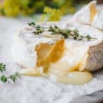 Baked Brie with Honey and Fresh Thyme Recipe