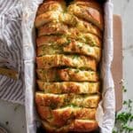Sourdough Discard Garlic Pull Apart Bread Recipe