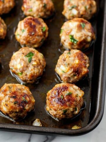 Best Ever (Easy) Baked Meatballs Recipe