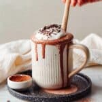 Tahini Hot Chocolate (Super Dreamy, Protein-Rich!) Recipe