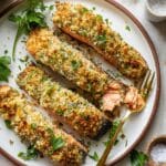 Easy Pesto Crusted Salmon Recipe