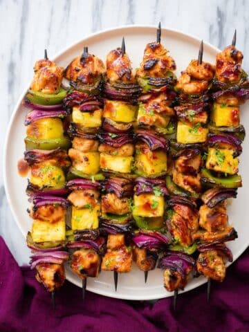 Hawaiian Chicken Kebabs Recipe