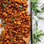 Crispy Baked Tofu with Italian Herbs Recipe