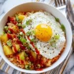 Pineapple Sriracha Breakfast Bowls Recipe