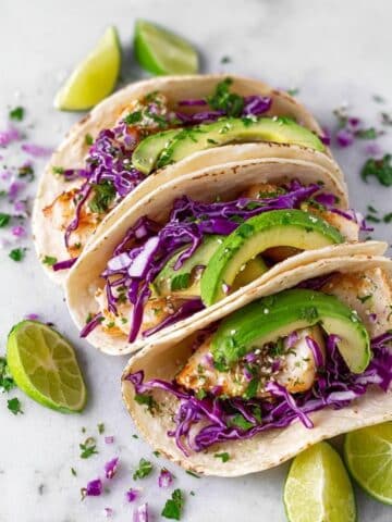 Cilantro Lime Fish Tacos Recipe