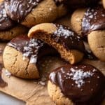 Soft and Crinkly Brown Sugar Peanut Butter Cookies Recipe