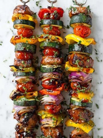 Balsamic Grilled Chicken Kabobs Recipe