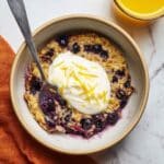 Blueberry Lemon Baked Oatmeal Recipe