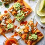 Guacamole Buffalo Chicken Pizza Recipe